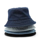 Cwah3205_Solid Color Cowboy Bucket Hat Sun Visor Bucket Hat