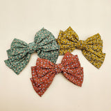 NEW THREE LAYER KNOTTED LARGE BOW HAIRPIN_CWAHA0852
