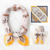 ARRIVAL ENGLISH LETTER FLOWER SQUARE SCARF_CWASC1169