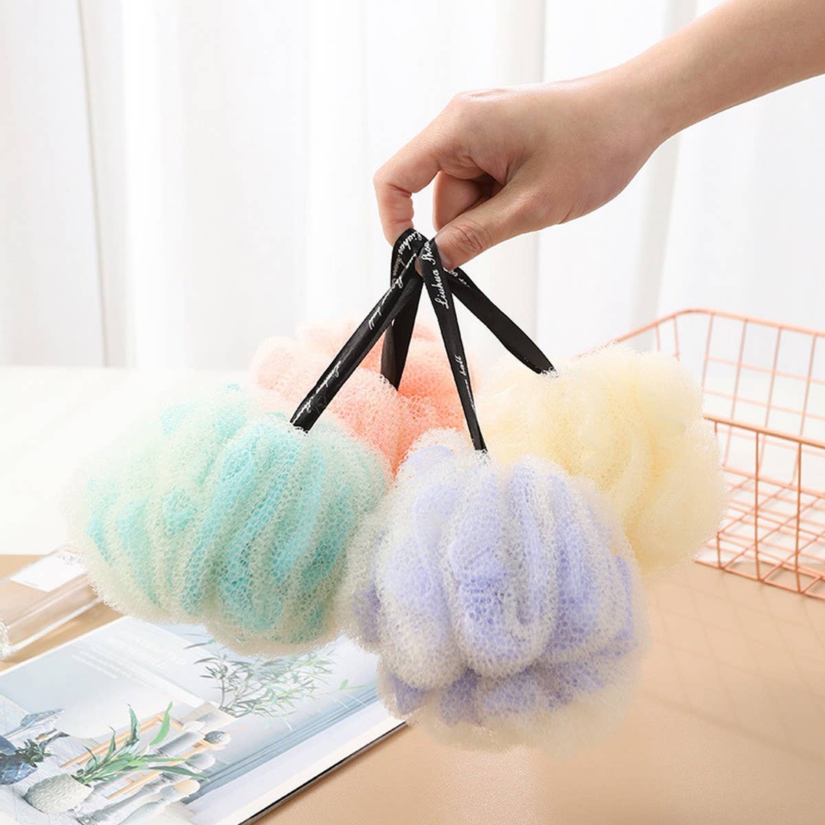 BATH POUF LARGE CACTUS SOFT BATH POUF_CWMM3374