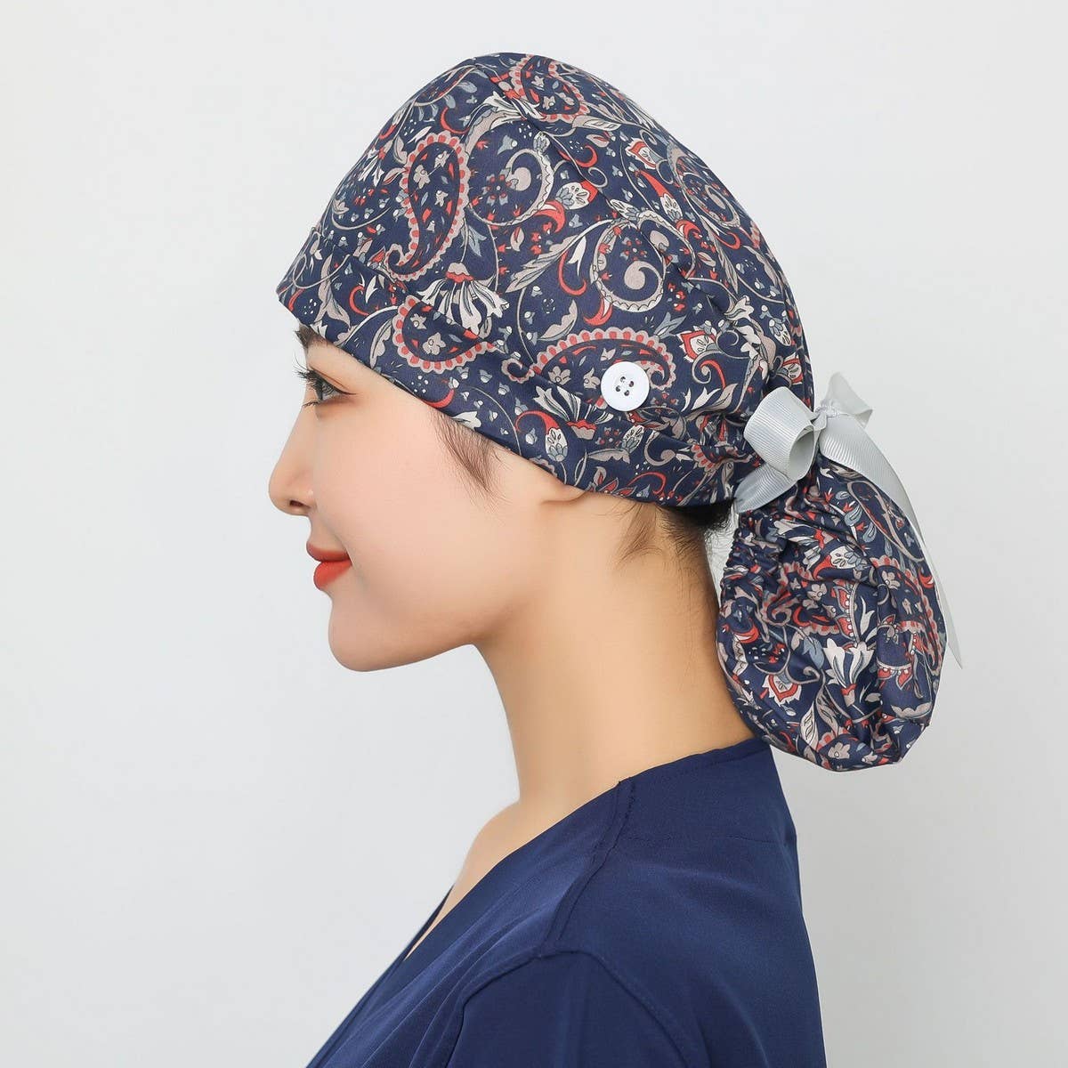 Long Hair Style Baotou Hat Frosted Work Hat_Cwah3385