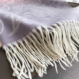 Autumn Winter Paisley Colorblock Tassel Scarf_Cwasc03274