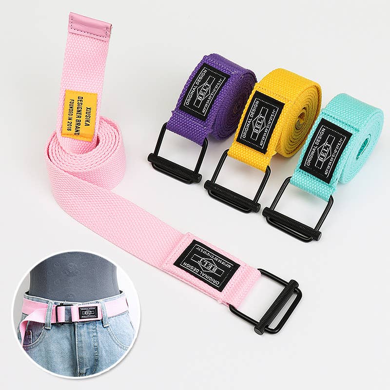 Trendy Thickened Woven Canvas Belt_Cwabe0684