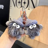 CUTE CARTOON BRIQUETTES CAR KEYCHAIN PENDANT_CWMM2587