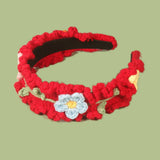 SWEET FLORAL WIDE BRIMMED HAND WOVEN HEADBAND_CWAHA1322