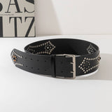 FASHION STUDDED RHINESTONE WESTERN BELT FOR JEANS_CWABE1226