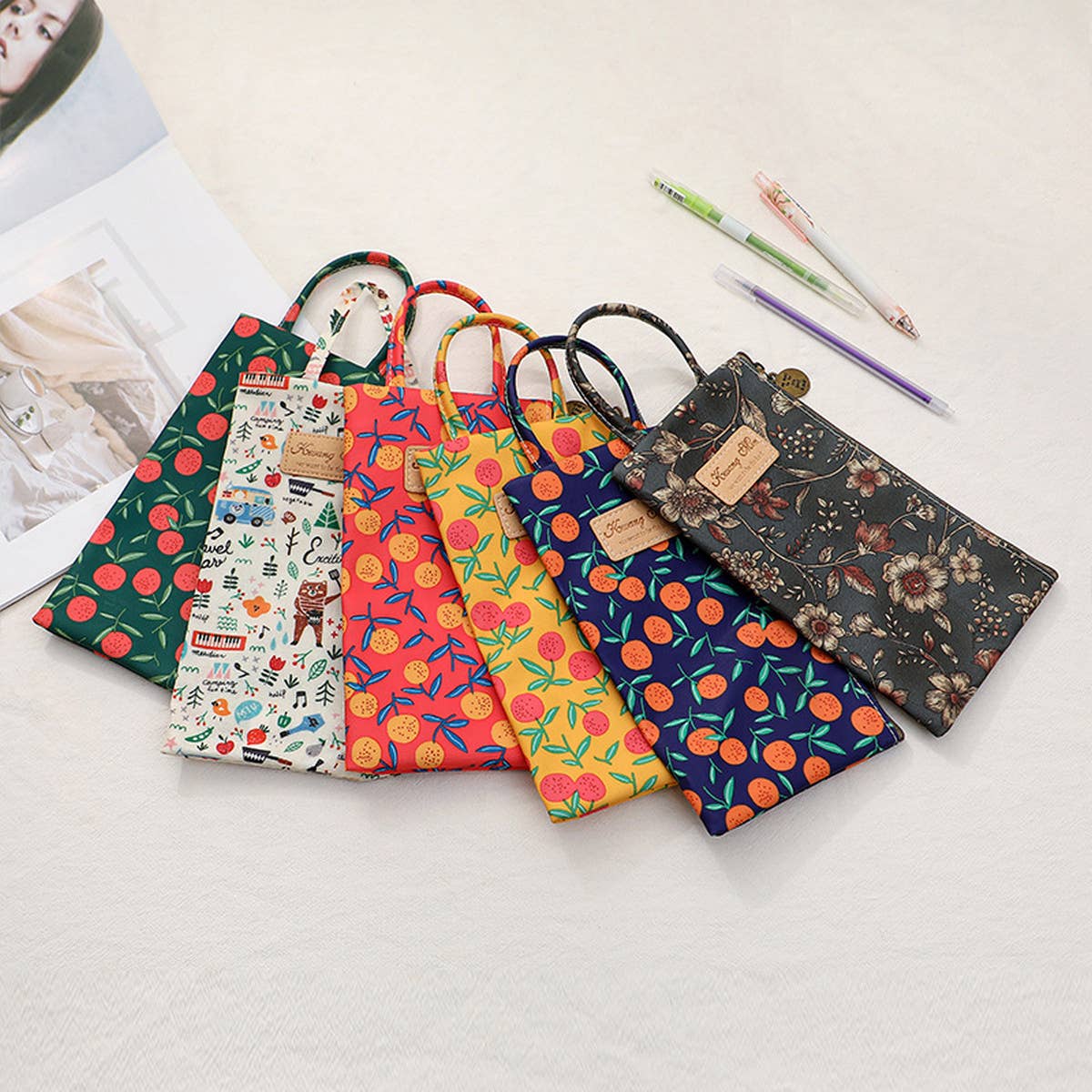 CREATIVE PORTABLE STUDENT STATIONERY PEN BAG_CUAB0219
