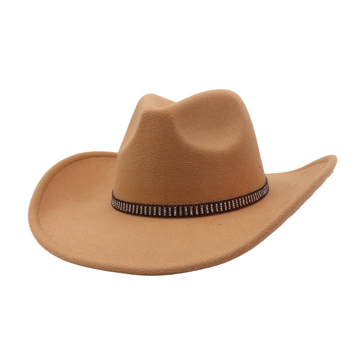 Unisex Cowboy Fedora Ethnic Style Hat_Cwah04407