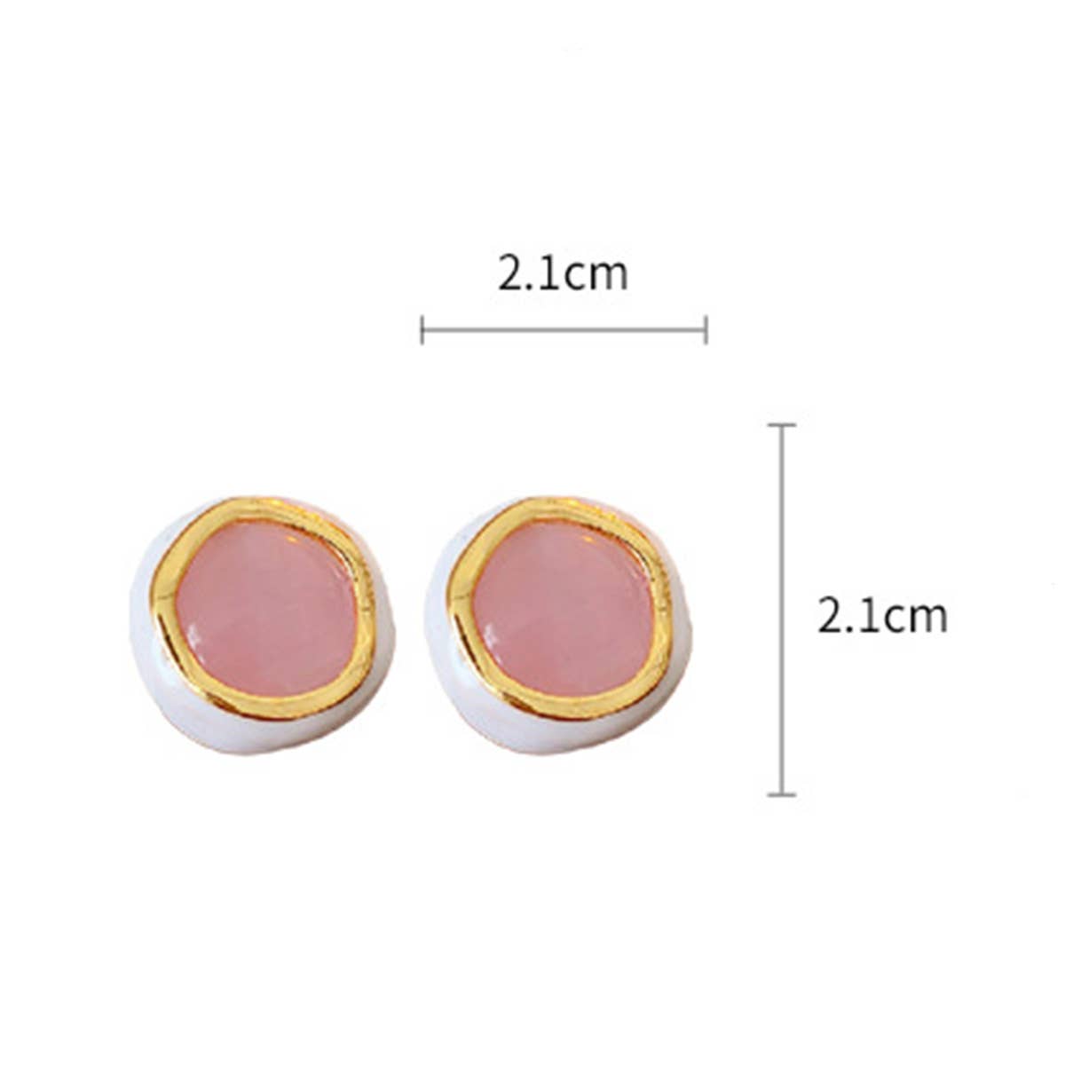 ROUND NICHE TEMPERAMENT EARRINGS_CWAJE2456