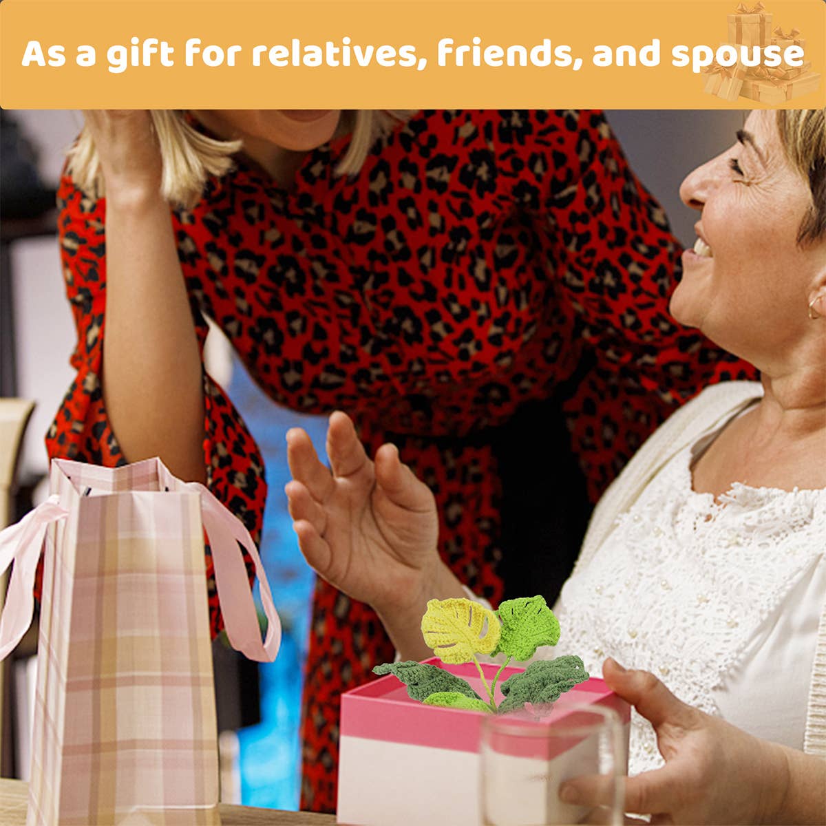 HANDMADE DIY MONSTERA DOLL CROCHET MATERIAL PACK_CWMM0821