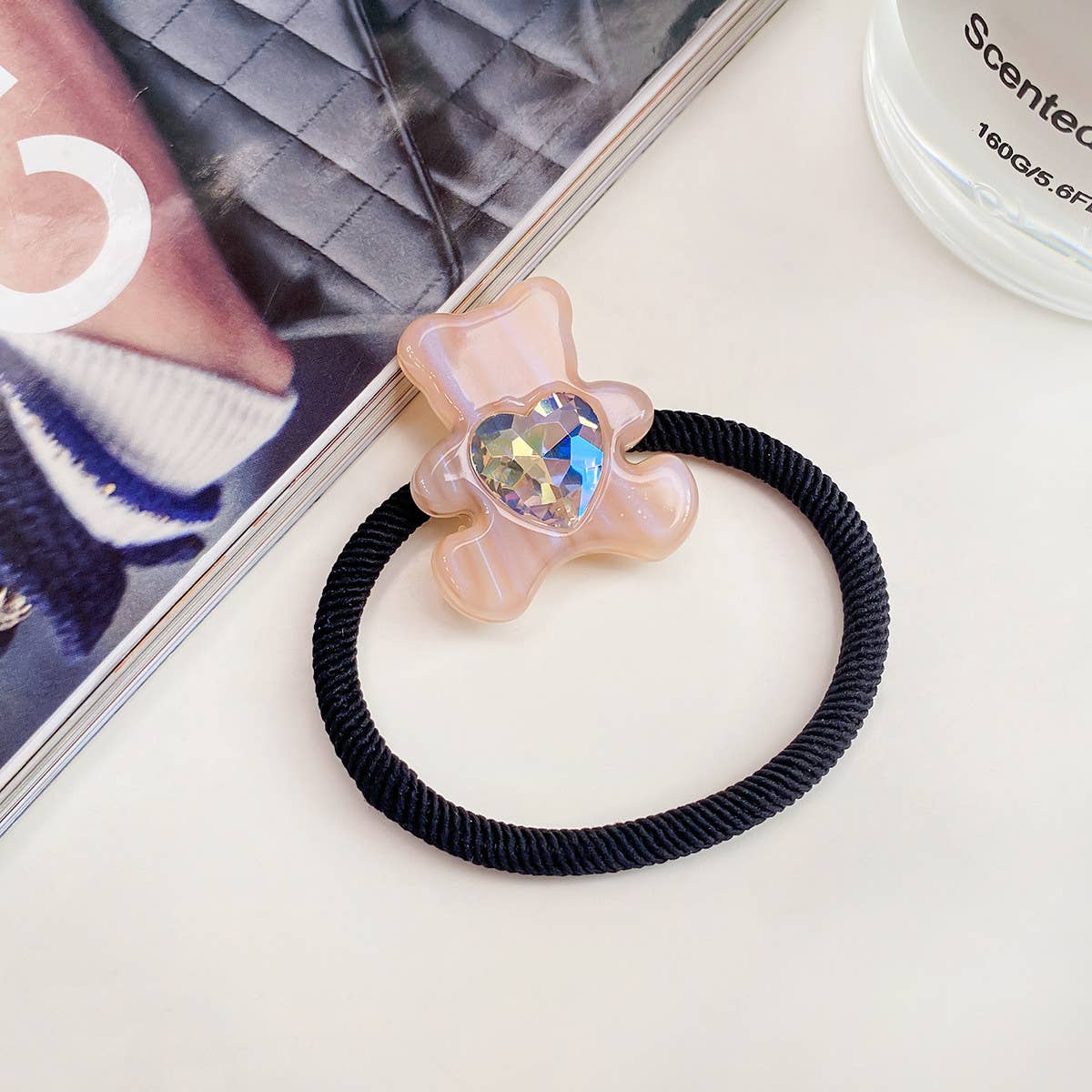 CANDY COLOR BEAR HAIR TIE_CWAHA0805