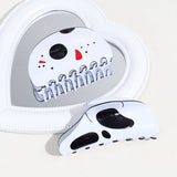 HALLOWEEN SIMPLE FUNNY SKULL HAIR CLIP_CWAHA2326