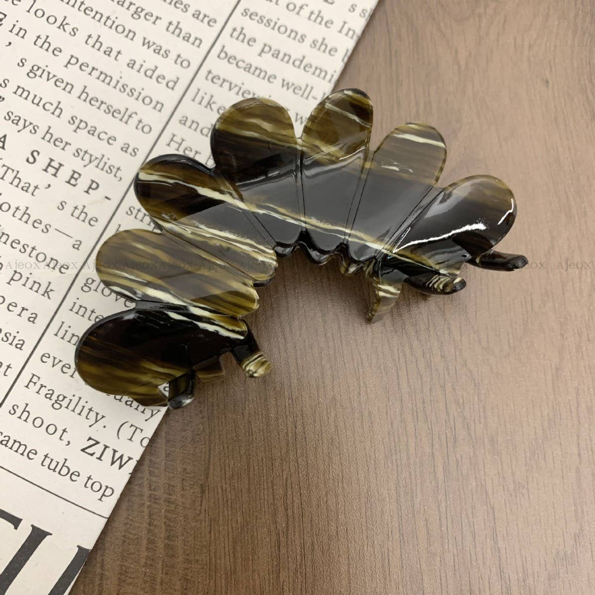 FLOWER HIGH END SIMPLE PETAL HAIRPIN_CWAHA2156