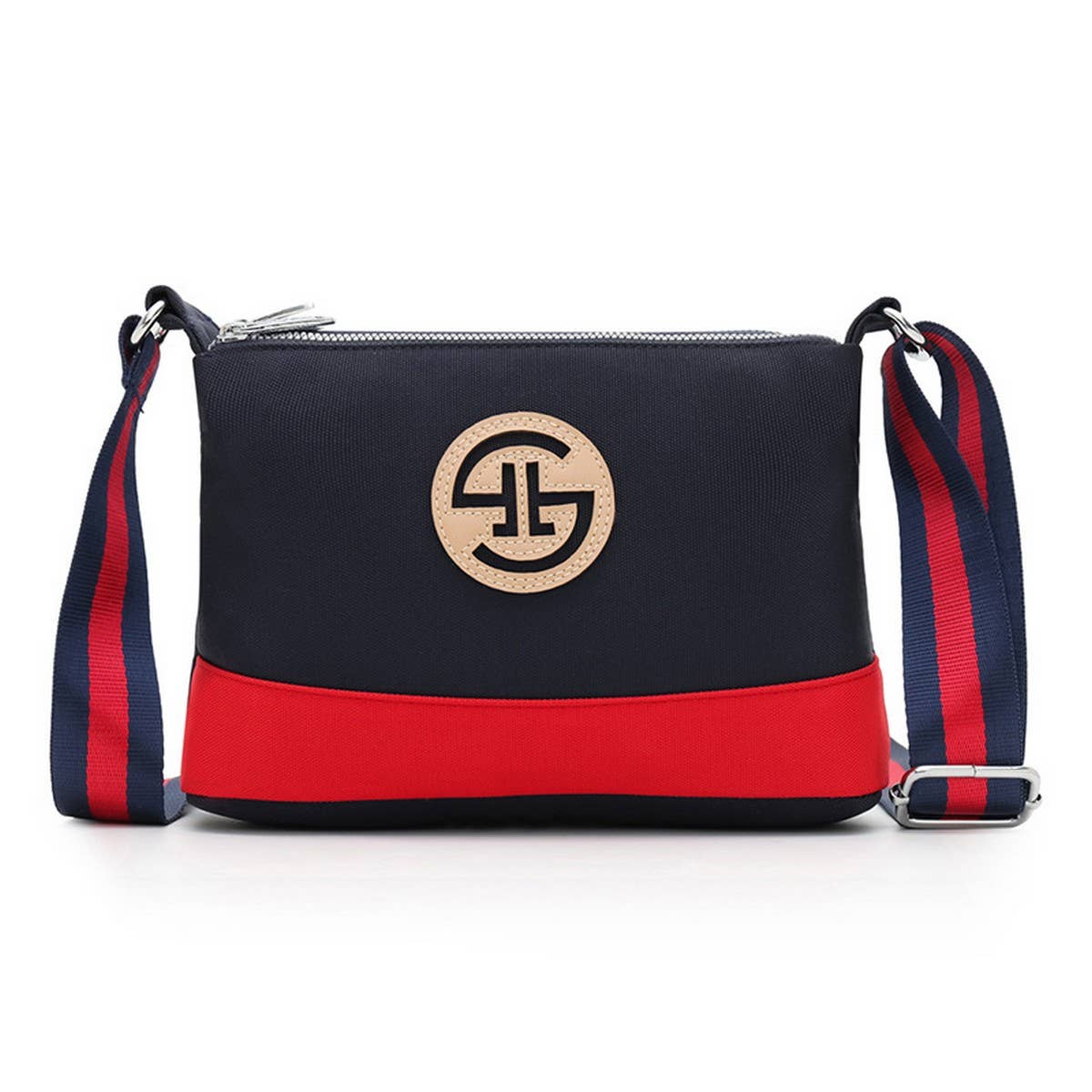 Fashion Solid Color Shoulder Messenger Bag_Cwab3533