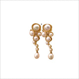 NATURAL FRESHWATER PEARL LONG EARRINGS FOR WOMEN_CWAJE3791