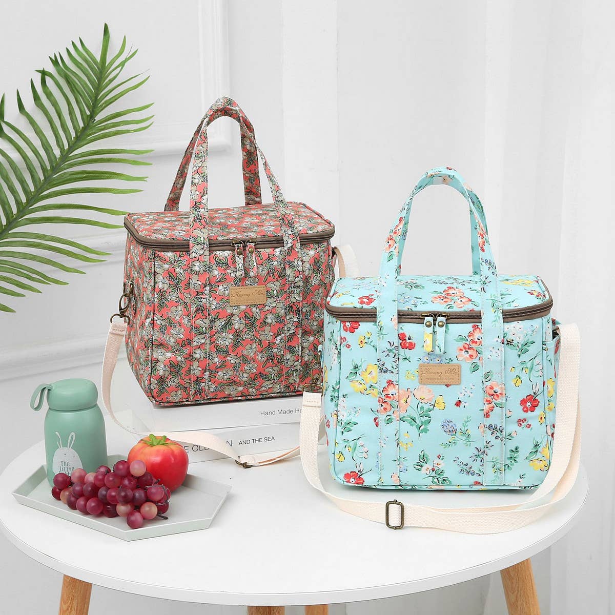 NEW CANVAS THERMAL BAG OUTDOOR PICNIC BAG_CUAB0205