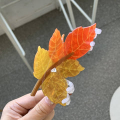 Cwaha4447_Farm Maple Leaf Small Animal Shark Clip Grab Clip
