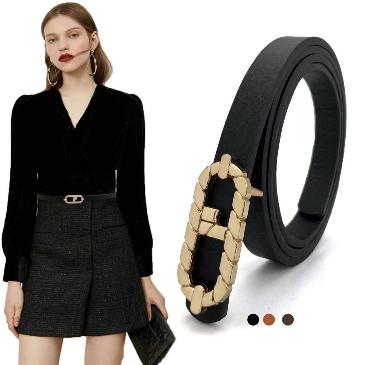 Women'S Thin Belt Niche Design New Waist Seal_Cwabe0709