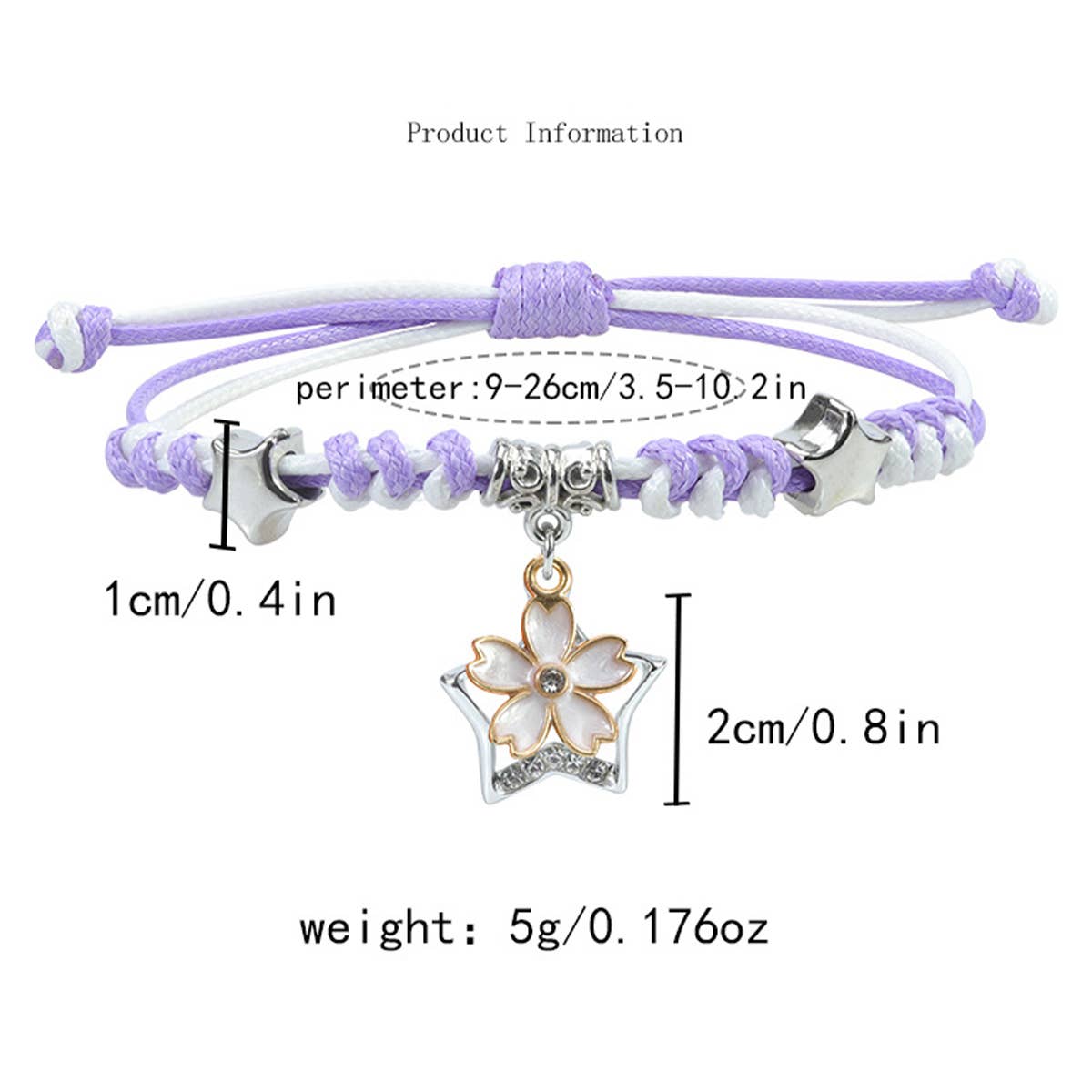 SIMPLE BUTTERFLY DECORATIVE WOVEN BRACELET_CWAJE0730