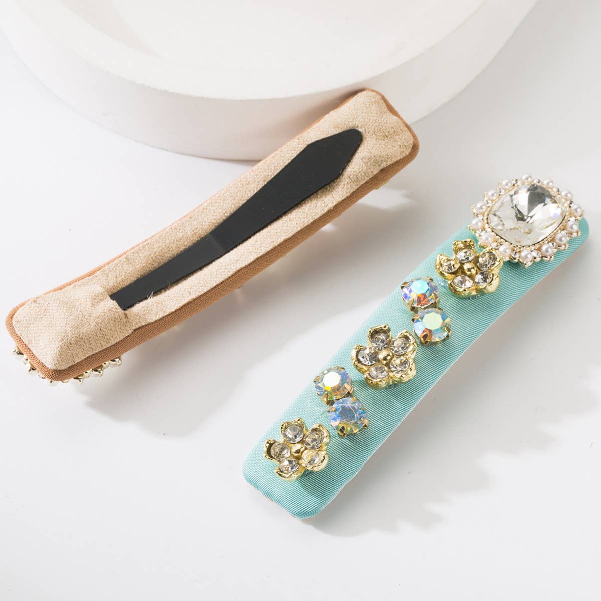 SIMPLE HIGH END RHINESTONE SIDE HAIRPIN_CWAHA1771