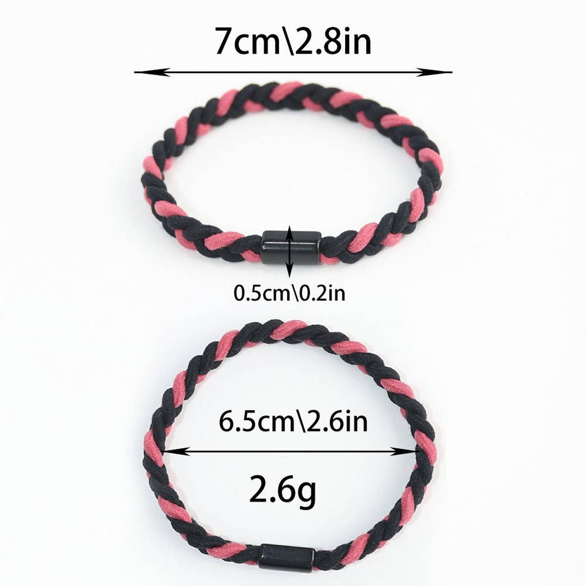 POPULAR COLOR MATCHING BRAIDS HAIR SCRUNCHIES_CWAHA2708