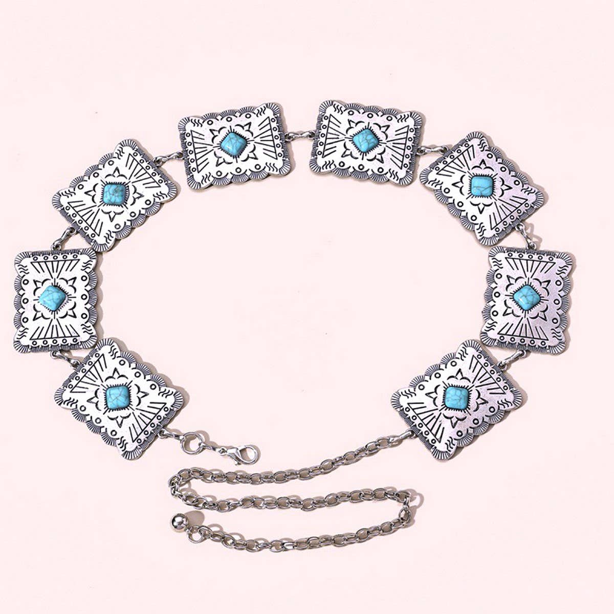 Vintage Women'S Western Cowboy Waist Chain_Cwabe0619