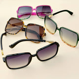 LARGE SQUARE FRAME MULTI COLOR COLORFUL SUNGLASSES_CWASG0424