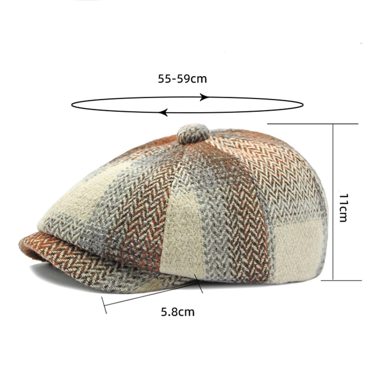 NEW FALL AND WINTER ALL MATCH FLAT CAP_CWAH1911