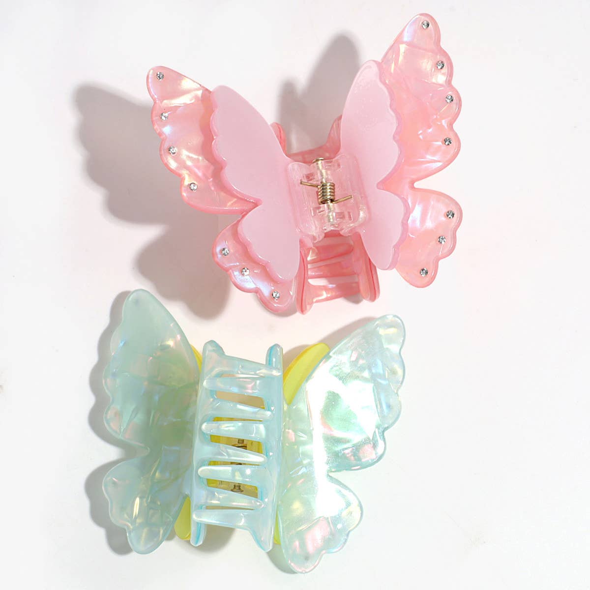 2024 NEW COLORFUL DOUBLE LAYER BUTTERFLY CLIP_CWAHA2198