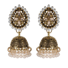 HANDMADE TASSEL BELL STYLE EARRINGS_CWAJE2240