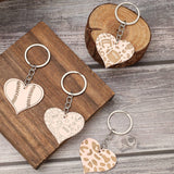 HEART SHAPED WOODEN KEYCHAIN PENDANT_CWMM0586