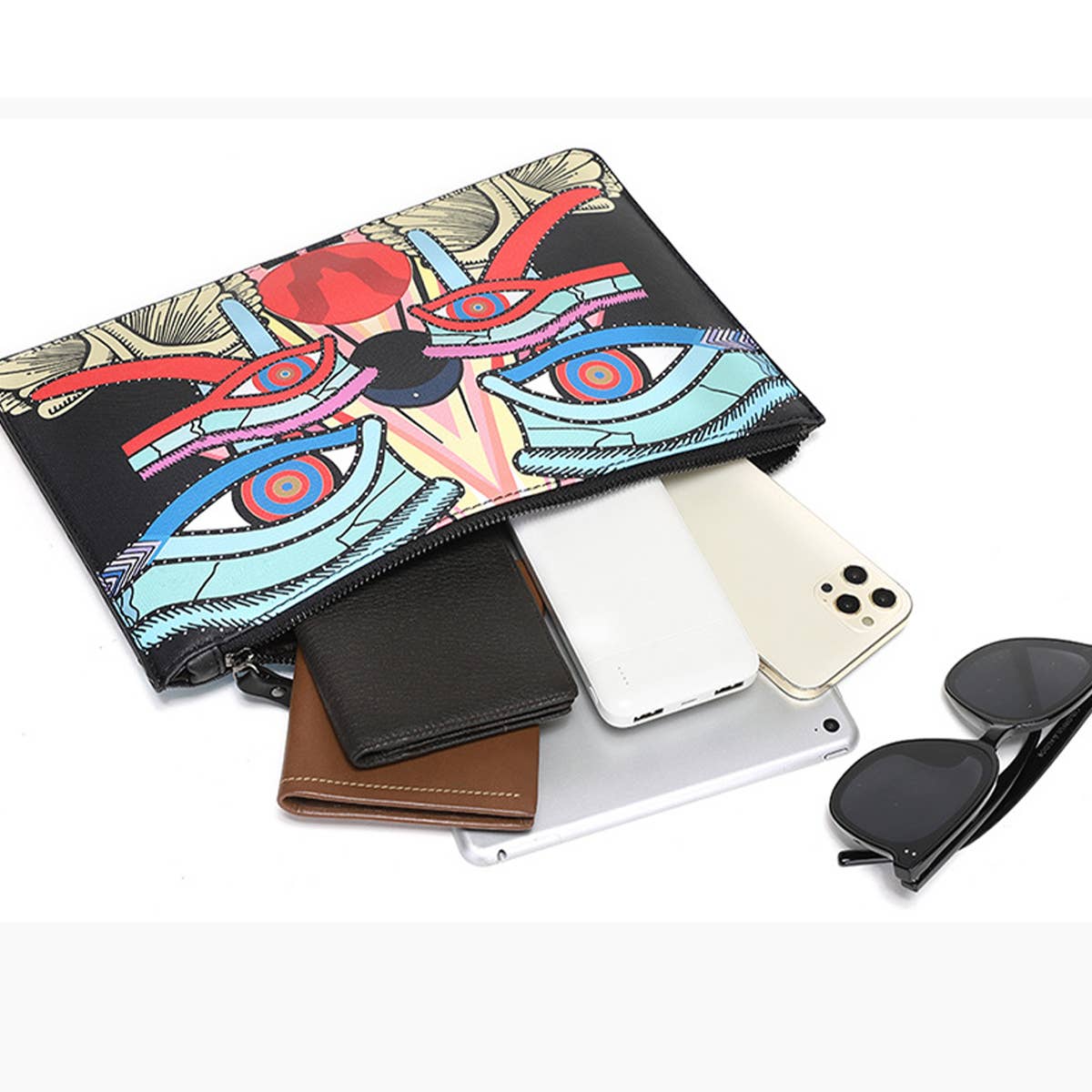 MULTI FUNCTIONAL HIGH CAPACITY PRINTED HANDBAG_CWAB1477