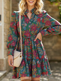 Floral print midi dress