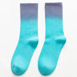 MIDDLE TUBE TIE DYED SKATEBOARD SPORTS SOCKS_CWMS0242