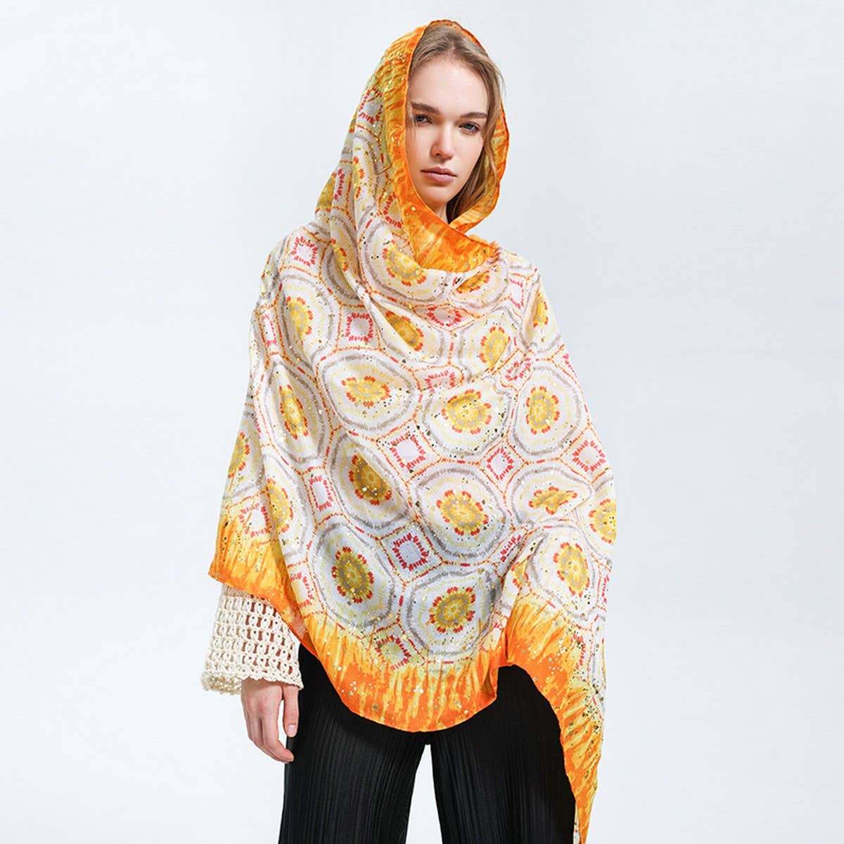 BEACH SCARVES WOMENS SUN PROTECTION SHAWLS_CWASC0680