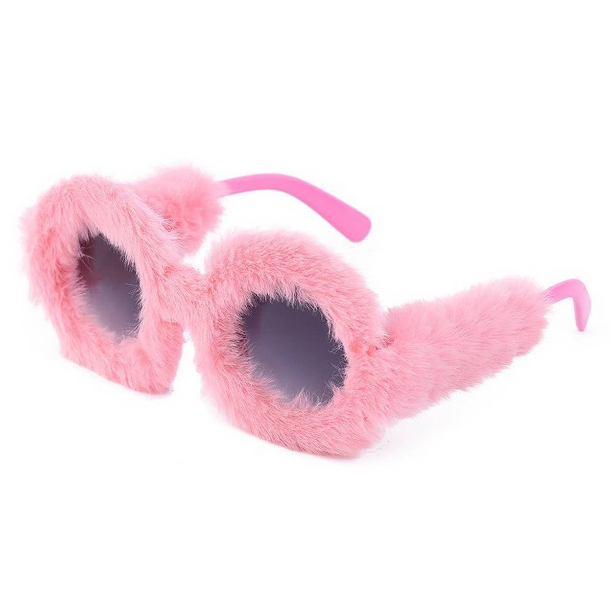 ROUND FRAME PLUSH FULL COVERAGE SUNGLASSES_CWASG0644