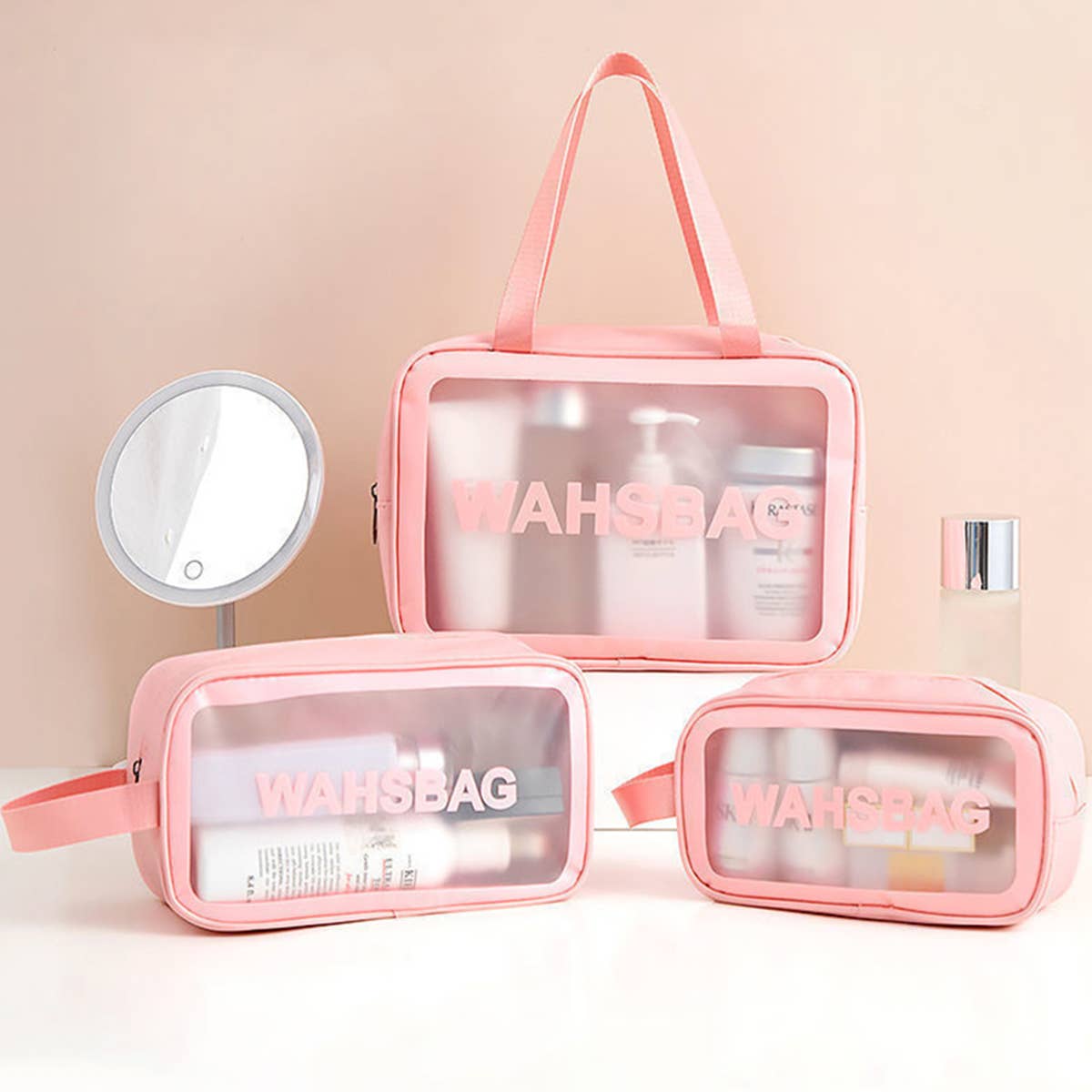 3SET TRAVEL PORTABLE MAKEUP WASH BAG_CWAB0544