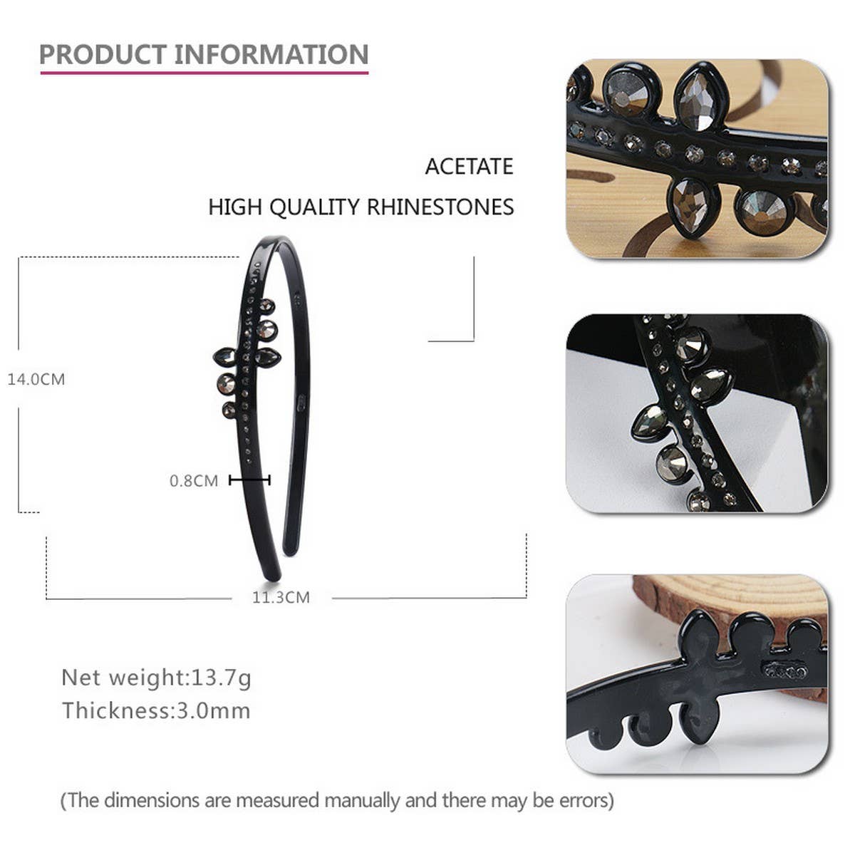 ACETATE SPECIAL SHAPED HEADBAND WITH DIAMONDS_CWAHA4358