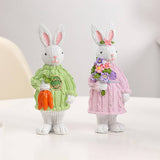 Cute Resin Easter Bunny Tabletop Decoration_Cwmm9914