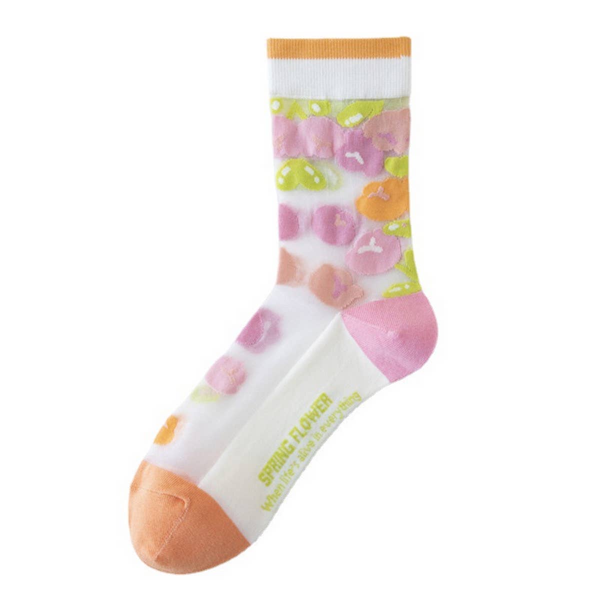 2024 NEW TRANSPARENT GLASS SILK FLOWER SOCKS_CWMS0546