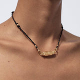 BOHEMIAN COLORFUL TAROT PENDANT NECKLACE_CWMM3794