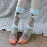 MULTIPLE PATTERNS STREET TRENDY INVISIBLE SOCKS_CWMS0171