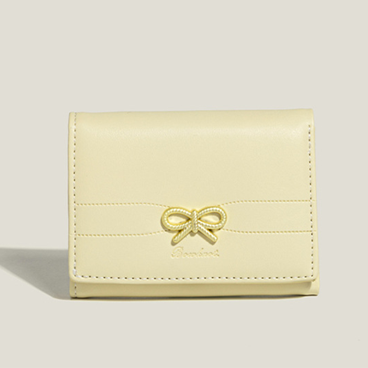 Cute Bow Short Wallet Foldable Card Holder_Cwab06207