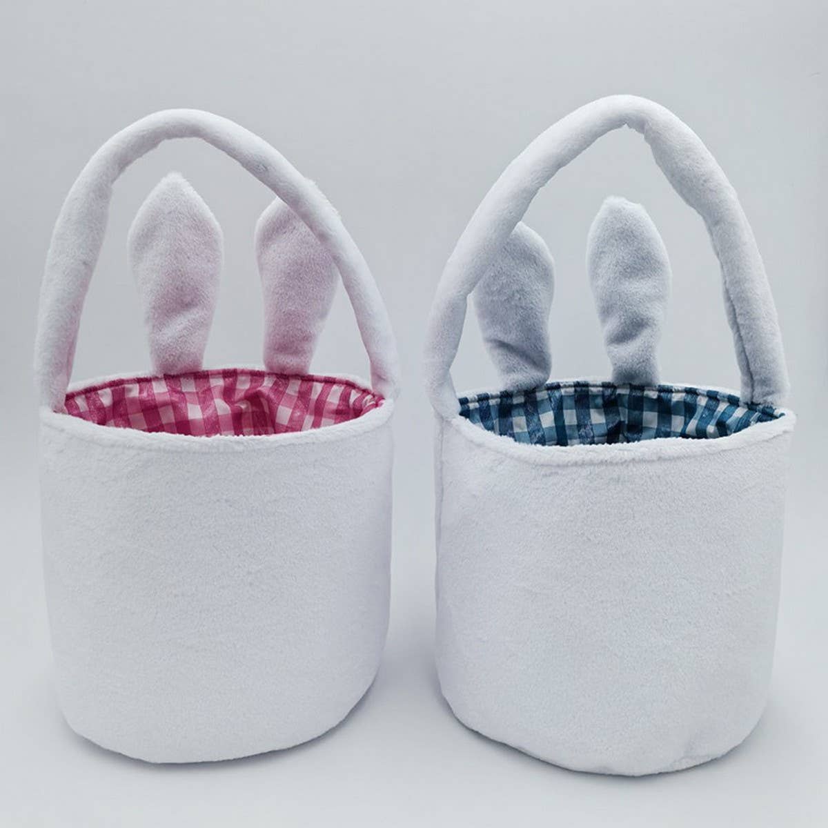 EASTER BASKET BUNNY DOLL FABRIC BASKET DECORATION_CWMM3478