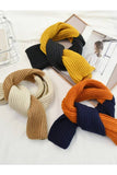 Yarn Kni Colorblock Scarf - Cozy Neck Wrap_Cwasc0052