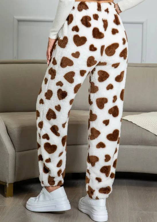 Thick Flannel Baggy Coral Fleece Pajama Pants