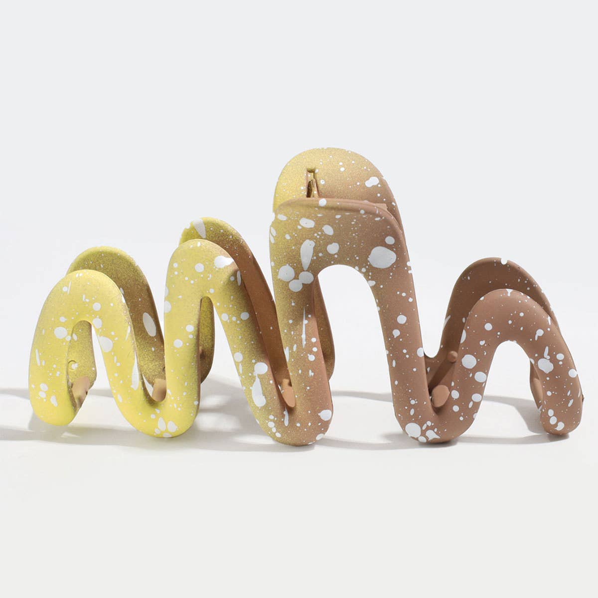 FASHION GRADIENT INK WAVE HAIR CLAW COMMUTER CLIP_CWAHA2205