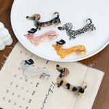 RHINESTONE DOG TEMPERAMENT GIRLY HAIR CLIP_CWAHA2073