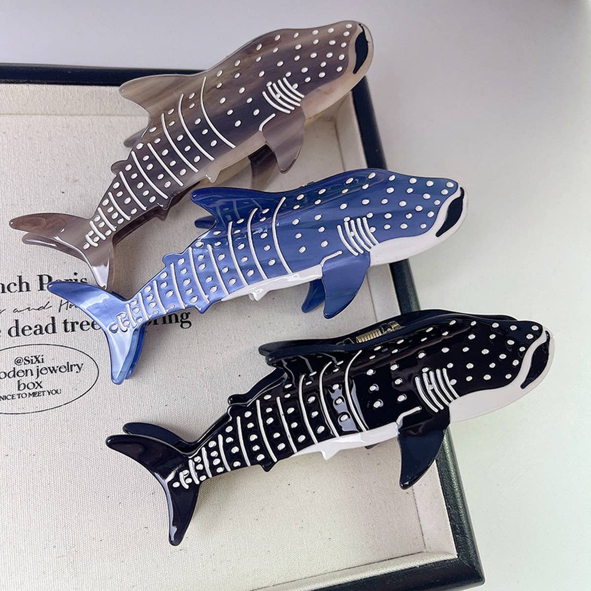 2024 NEW OCEAN SHARK HAIR CLIP_CWAHA1344