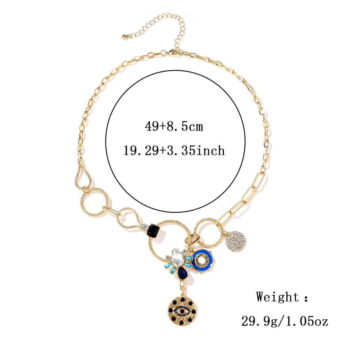 Womens Diamond Relief Small Pendant Necklace